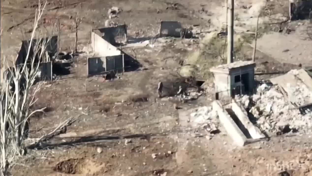 A manned ru kornet atgm placement is actually struck through a ua stugna theyn