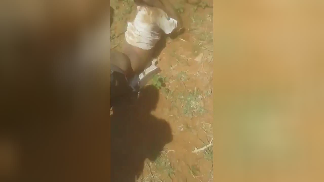 African thief caught, dragged as well as beaten through angry mob