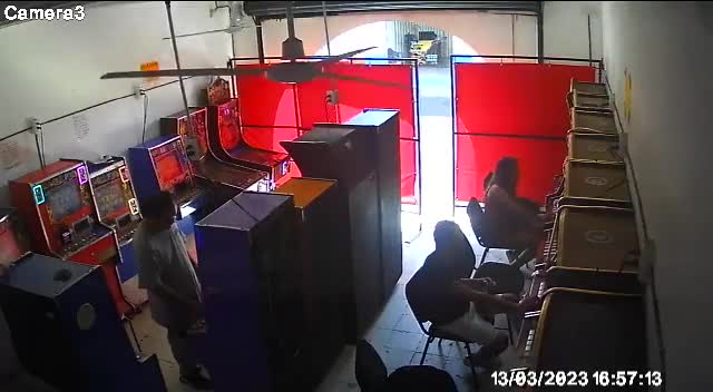 Hit man opens fire eliminating two instantly