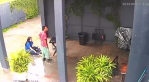 Intoxicated guy attacks ex-spouse girl at the workplace