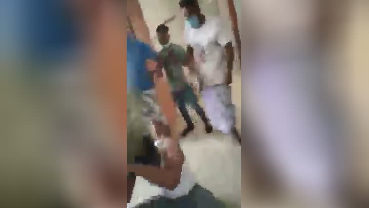 A herd of creatures beats up a medical professional considering that their family member