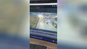 A psycho male took a female under the train tracks in kolkata