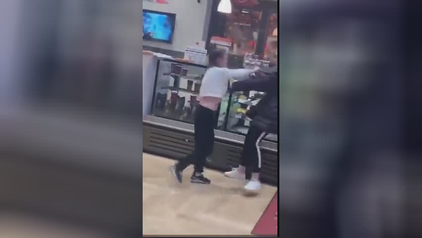 A lady was stabbed in the face throughout a battle dublin