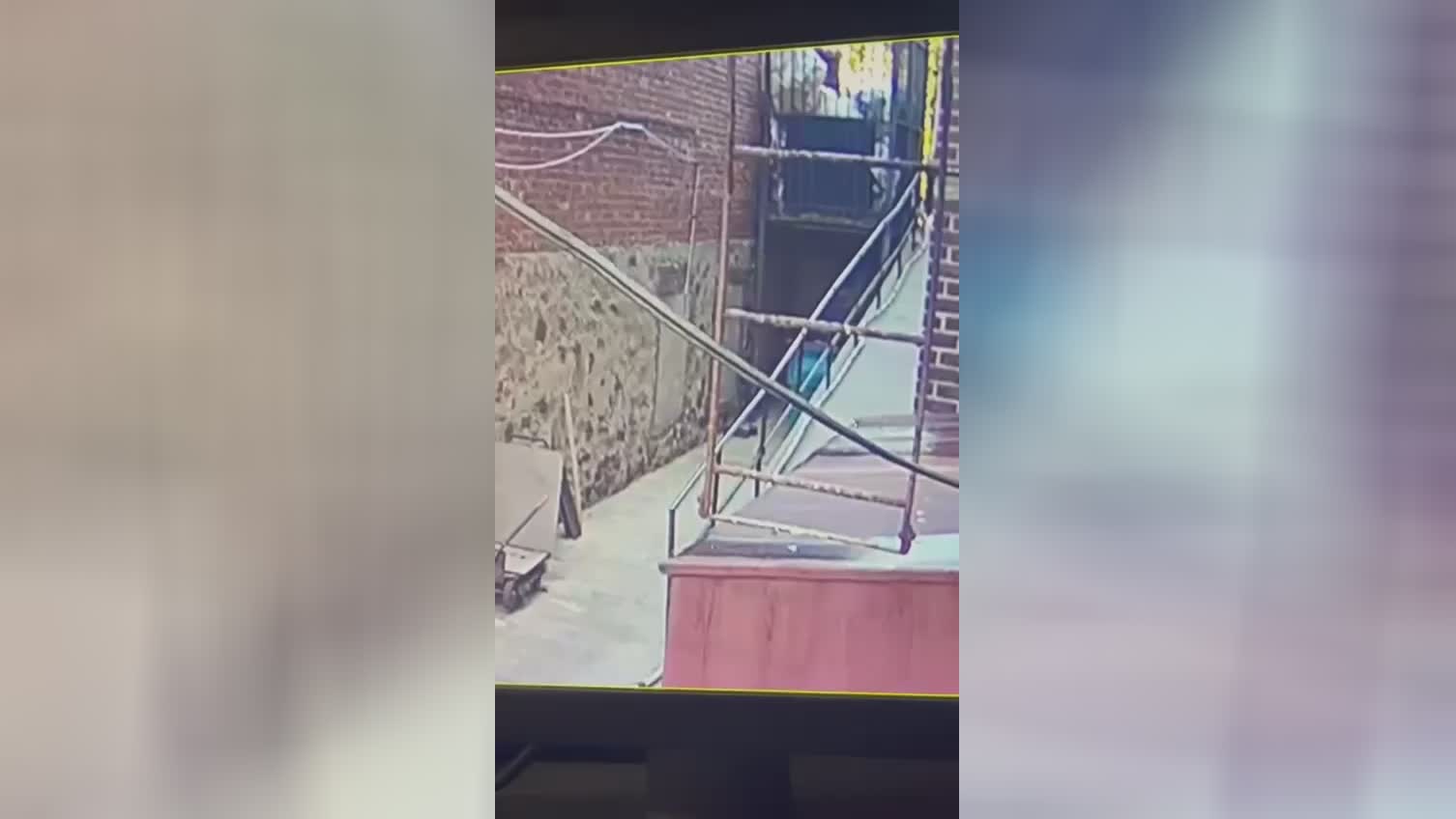 2 females jumped off the roofing system one after another