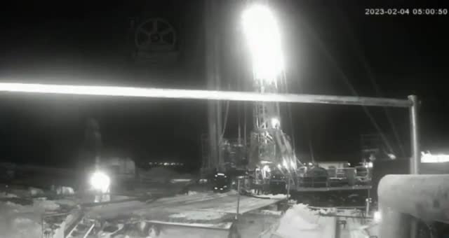 A fallen drill pole killed a gear worker russia