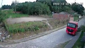A gang faction homicide caught on security video recording