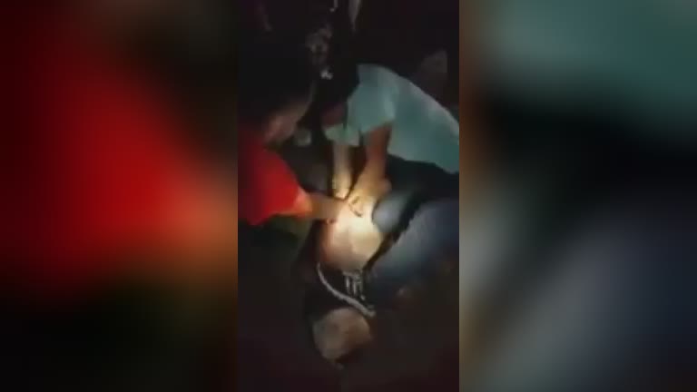 A living male had his heart ripped away from his chest