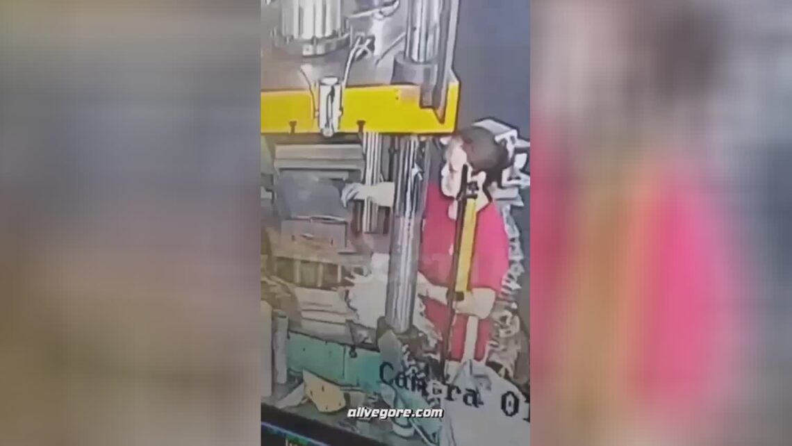 A female’s upper arm was actually crushed by a push at job