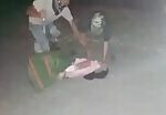 Protestor instructor gotten rid of by protection team