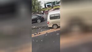 Dude flew into an automobile windshield consequences