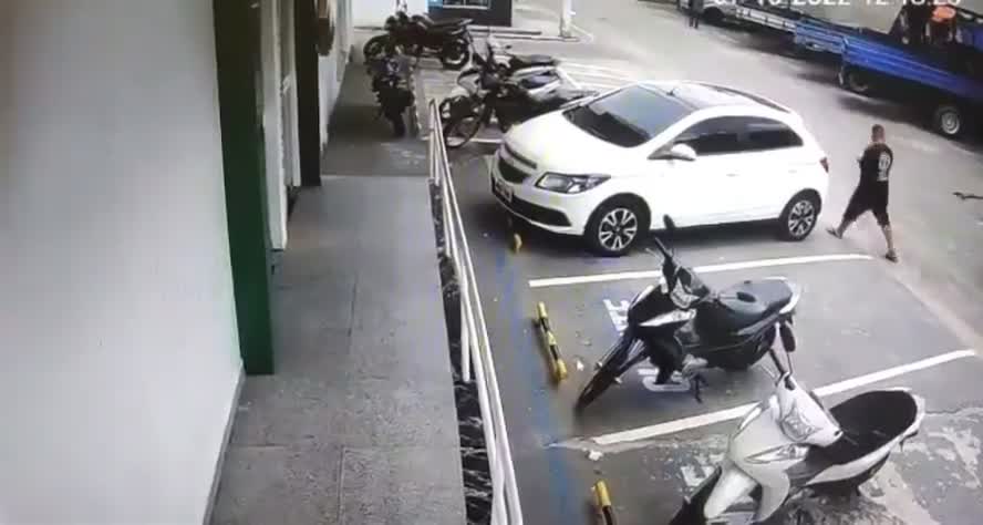 Dude gunned down at car park in south america