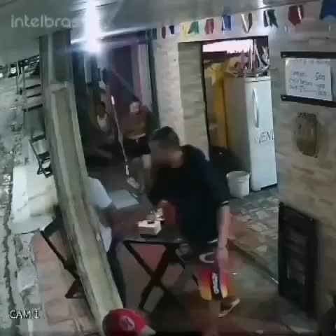 Man drew a gun out of a guy’s holster and shot him