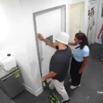 Ex-air technician hammers bar custodian for preventing him