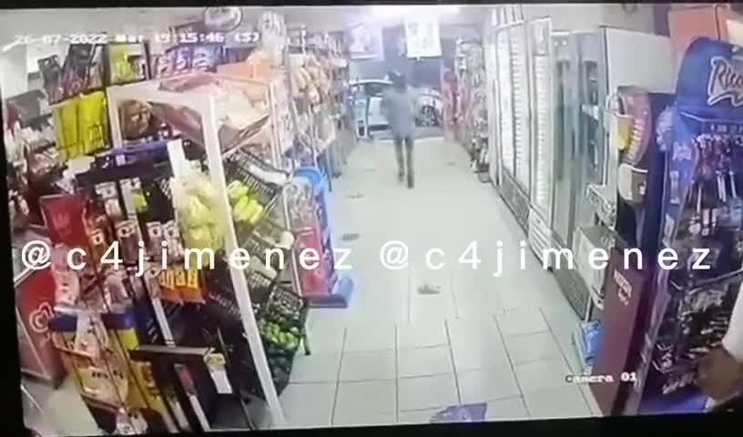 Gunman performing his point
