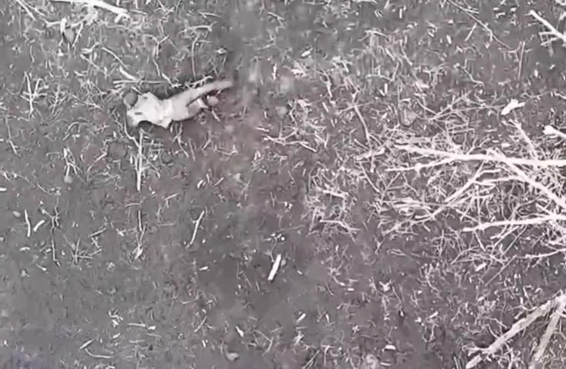 Legless russian abandoned in an industry