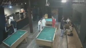 Pool venue evening out with friends disturbed by heartless hit man 1 Pool venue evening out with friends disturbed by heartless hit man