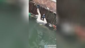 Eliminating remains of female writer drowned in river