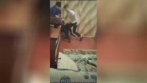 Russian teen whipping while eating 1 Russian teen whipping while eating