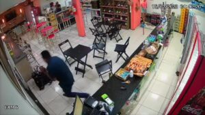 Retail store employee executed from a distance