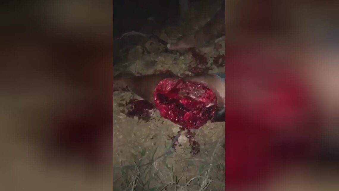 The body of a motorcyclist found that perished coming from a horrendous leg