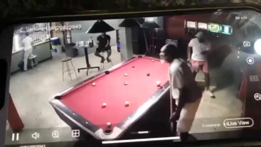 A set of killers interrupted a leisure in a billiard