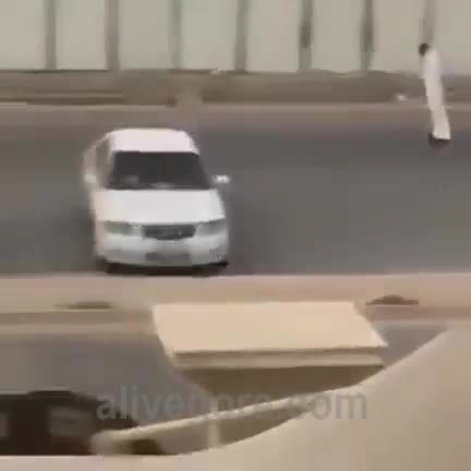 Why is it on fire possibly he consumed a lot of fuel