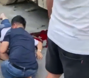 Death Of An Inattentive Motorcyclist Under The Wheels Of A Dump Truck