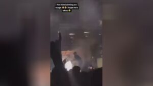 Guy fell while performing