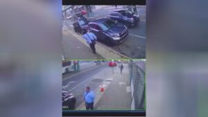 Armed strike on vehicle parking authority officer