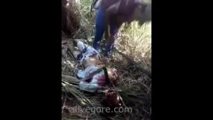 Slicing off palms and scalp, ex-spouse