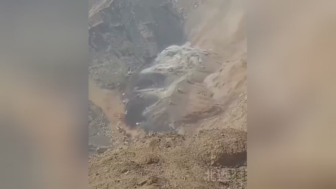 Breaking down coal mine in china