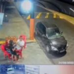 Guy assassinated facing his girlfriend