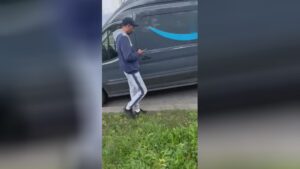 Guy pitched in face of truck man