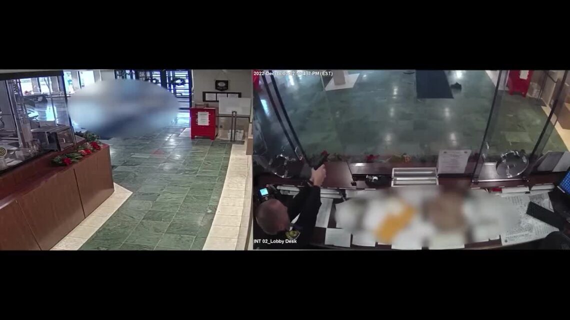 Male directed a weapon at a police officer and quickly perished full