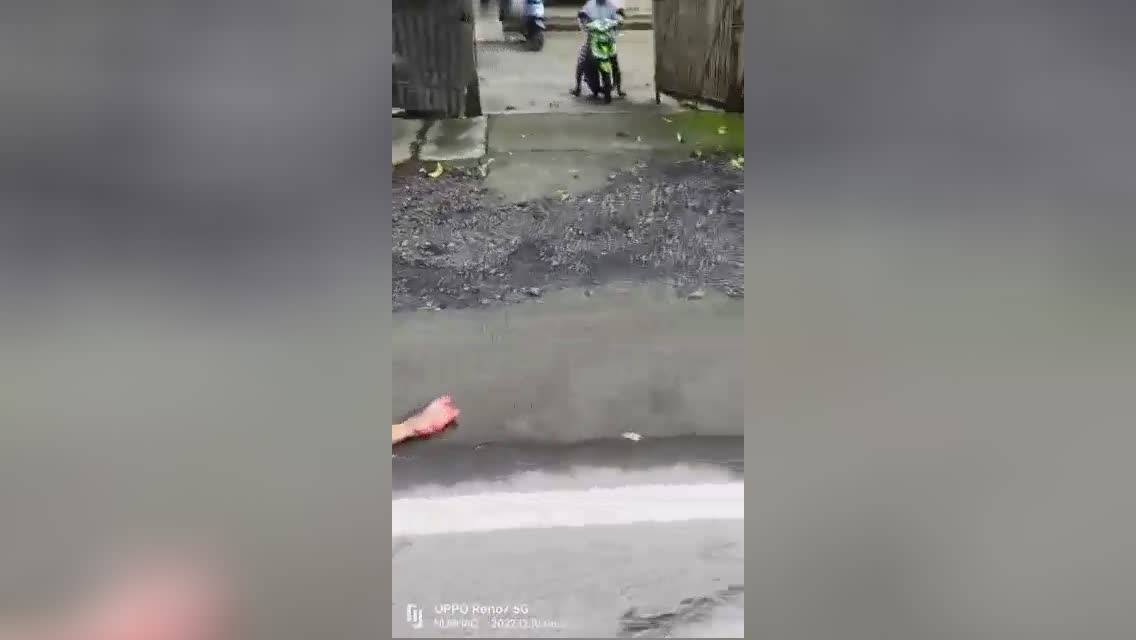 Male body torn asunder in a terrible collision