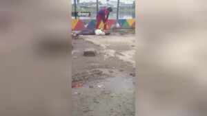 Meat seller gets throat split in broad daylight