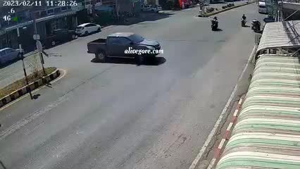 Motorcyclist perishes after smashing up into offending pickup