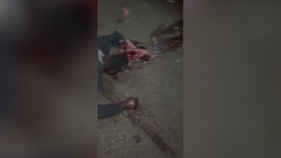 Mutilated physical body of a guy that dropped coming from a bike