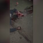 Mutilated physical body of a guy that dropped coming from a bike
