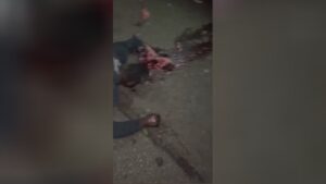 Mutilated physical body of a guy that dropped coming from a bike
