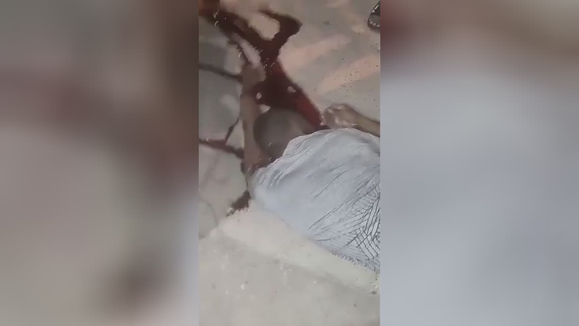 Recently discharged coming from jail dude chance through gunman