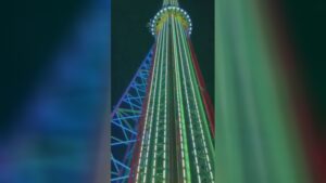 The man landed just before every person else