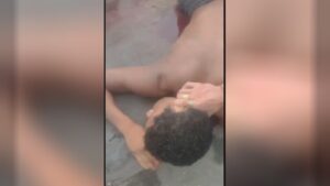 The dude was brought on a cart to the place of execution