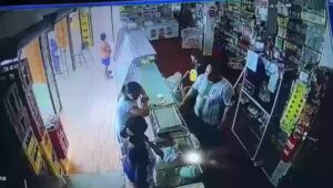 The deadly used atop a motorbike, went into the establishment