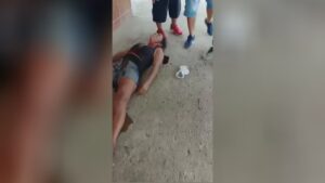 The last breathing of a passing away girl