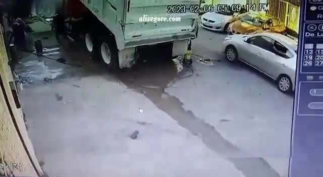 The guy could not conceal from the bullet