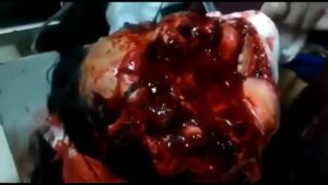 The head is actually totally cracked only the tongue moves