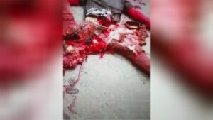 Burglar run over by a vehicle