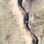 Ukrainian drone delivers headshot