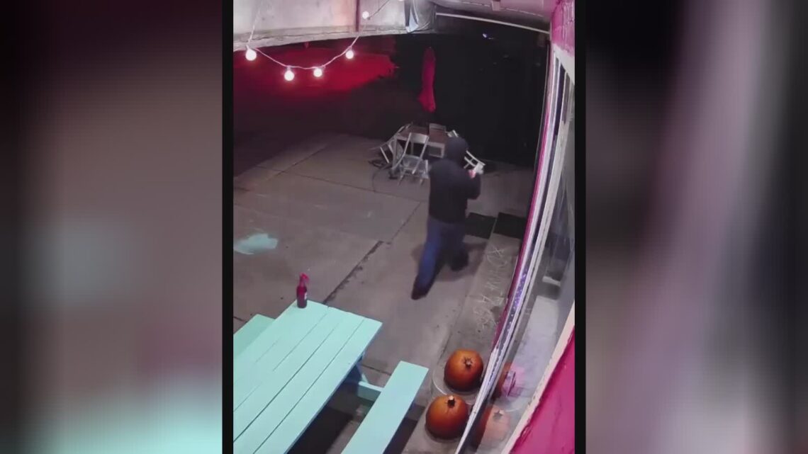 Unknown male threw a bomb at a pastry outlet